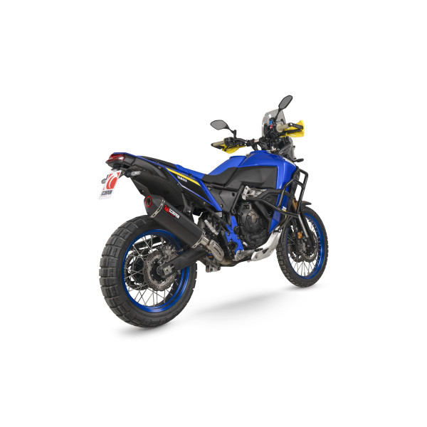 Scorpion Exhaust Yamaha Tenere 700 World Raid 2022 - 2023 Serket Parallel Slip-on Black Ceramic Coated Sleeve